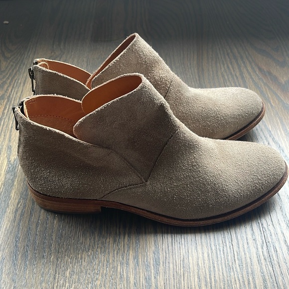Kork-Ease Shoes - Women’s Kork-Ease Ryder Taupe Suede Ankle Boots Size 9M